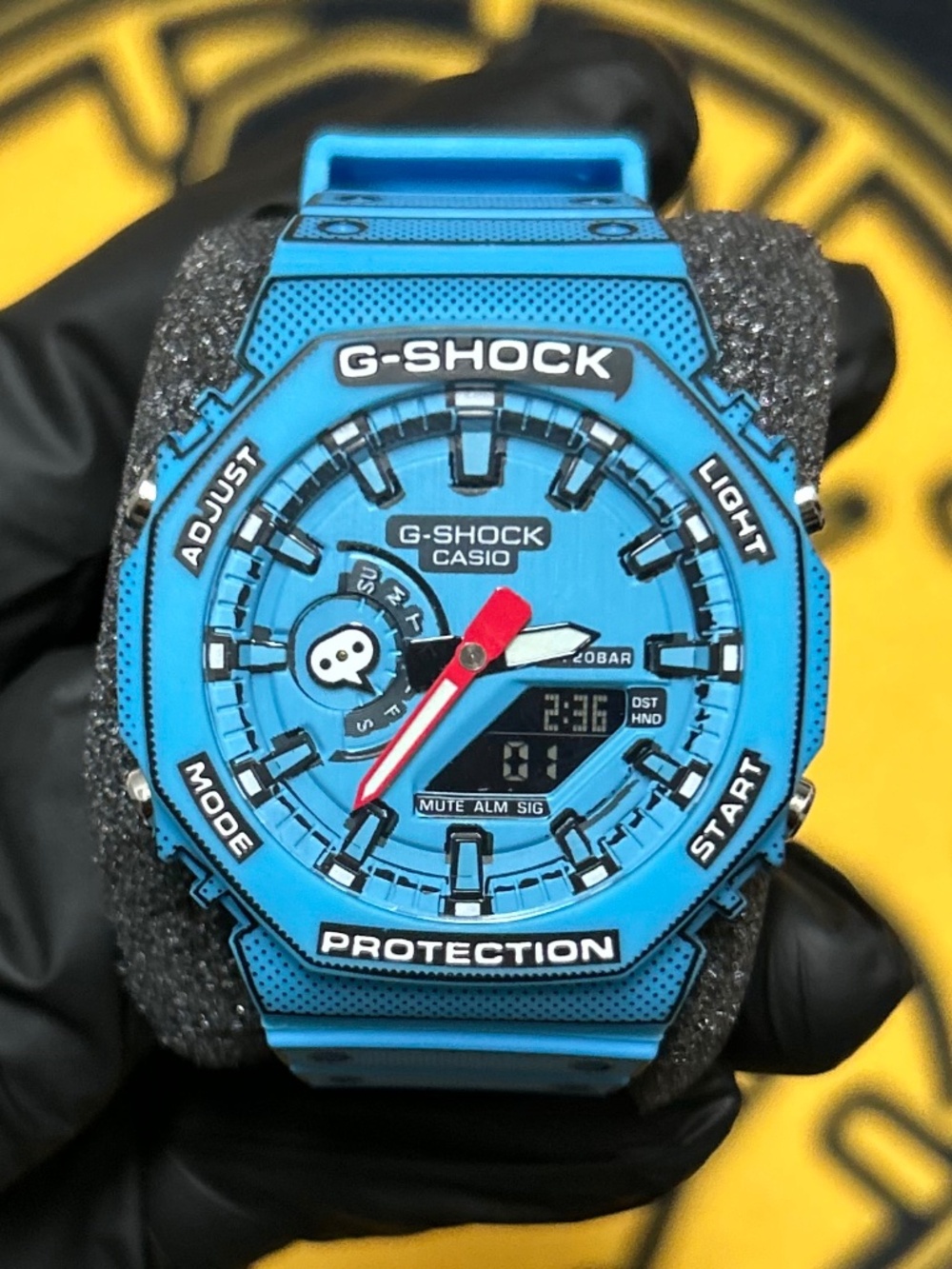 💙 CASIO G-SHOCK – BLUE – MANGA COMIC STYLE CUSTOM BUILD 💙